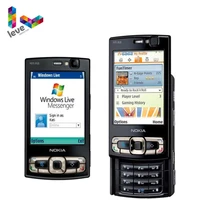 Original Nokia N95 8GB Mobile Phone 5MP Wifi GPS 2 8 Display GSM Unlocked Smartphone Support Russian Arabic Keyboard