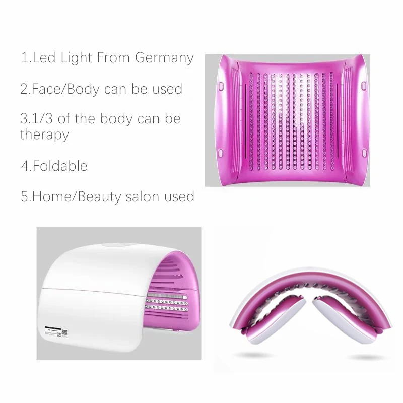 Светодиодный светильник PDT для отбеливания кожи складной светодиодный прибор
