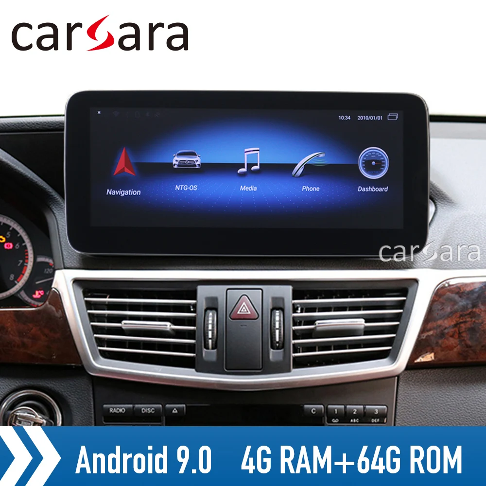 Сенсорный экран E Class W212 S212 Основное устройство на Android 9 радио GPS навигация для