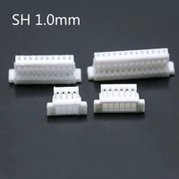 50pcs sh 1 0mm pitch connector 2345678p pin plug housing shell