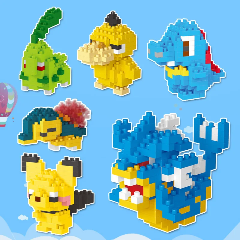 

Pokemon Building Blocks Model Set for Children Minin Action Figures Bricks Toy Gifts