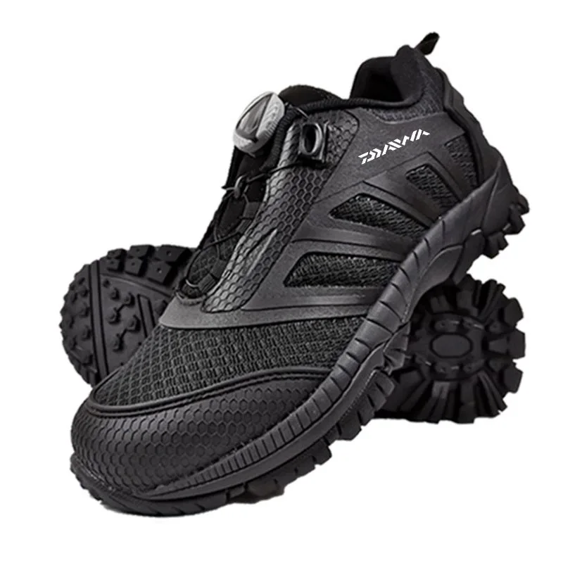 

Outdoor Sports Tactical Men Fishing Shoes Breathable Durable Rubber Hiking Camping Climbing Cycling Running Sneakers