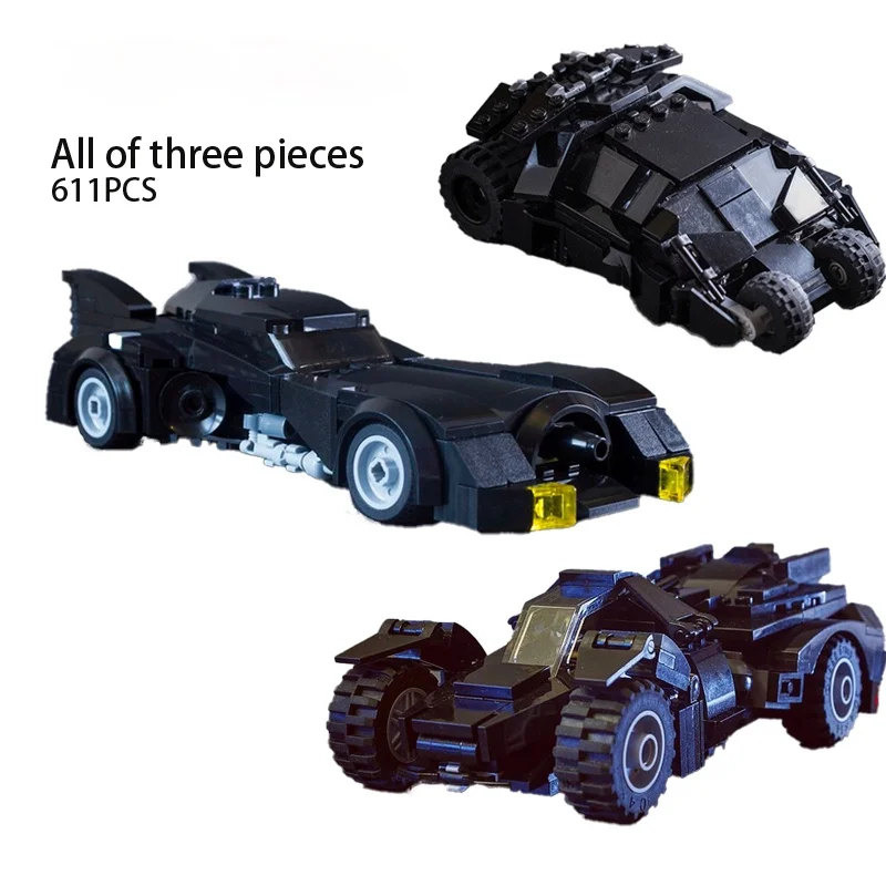

Movie model creator MOC model creator MOC bat building block car knight bat cool car block toy DIY child toy