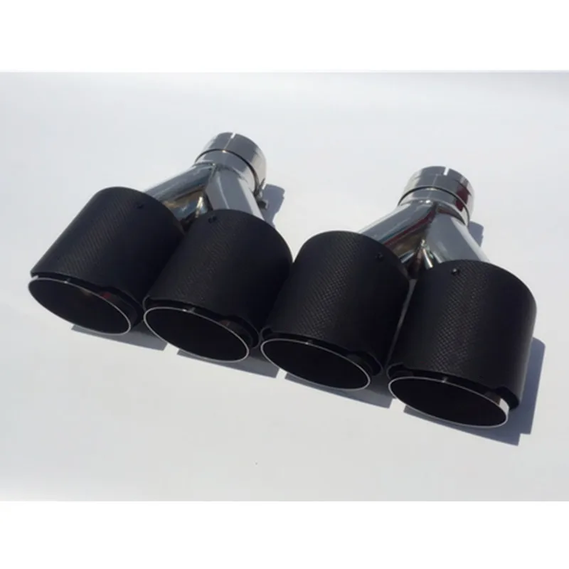 2 шт. Универсальный двойной матовый наконечник из углеродного волокна 304