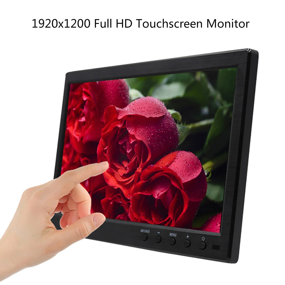 10.1 1920x1200 Touch 10,1 дюймов 1366x768 портативный монитор для PS3/PS4 XBOX360 Raspberry Pi Windows 7 8 10 система видеонаблюдения с VGA HDMI BNC USB входом - Цвет: 10.1 1920x1200 Touch