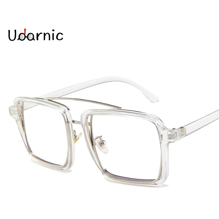 Солнцезащитные очки унисекс ретро металлическая оправа пластиковые черные