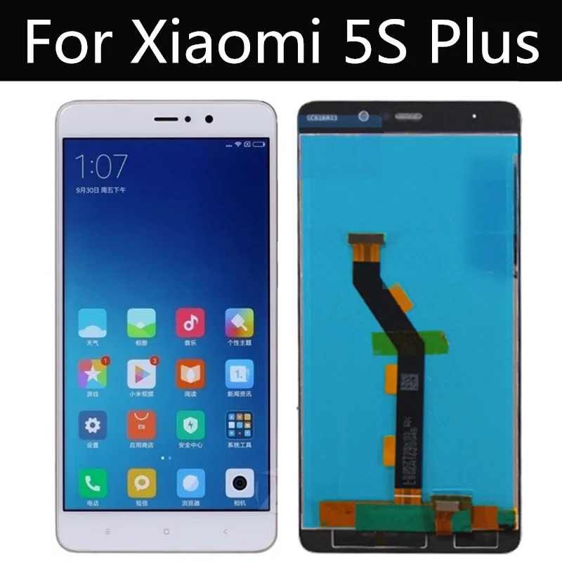 5 7 &quotЖК экран для Xiaomi 5S Plus MI плюс ЖК дисплей с сенсорным экраном в сборе Сменные