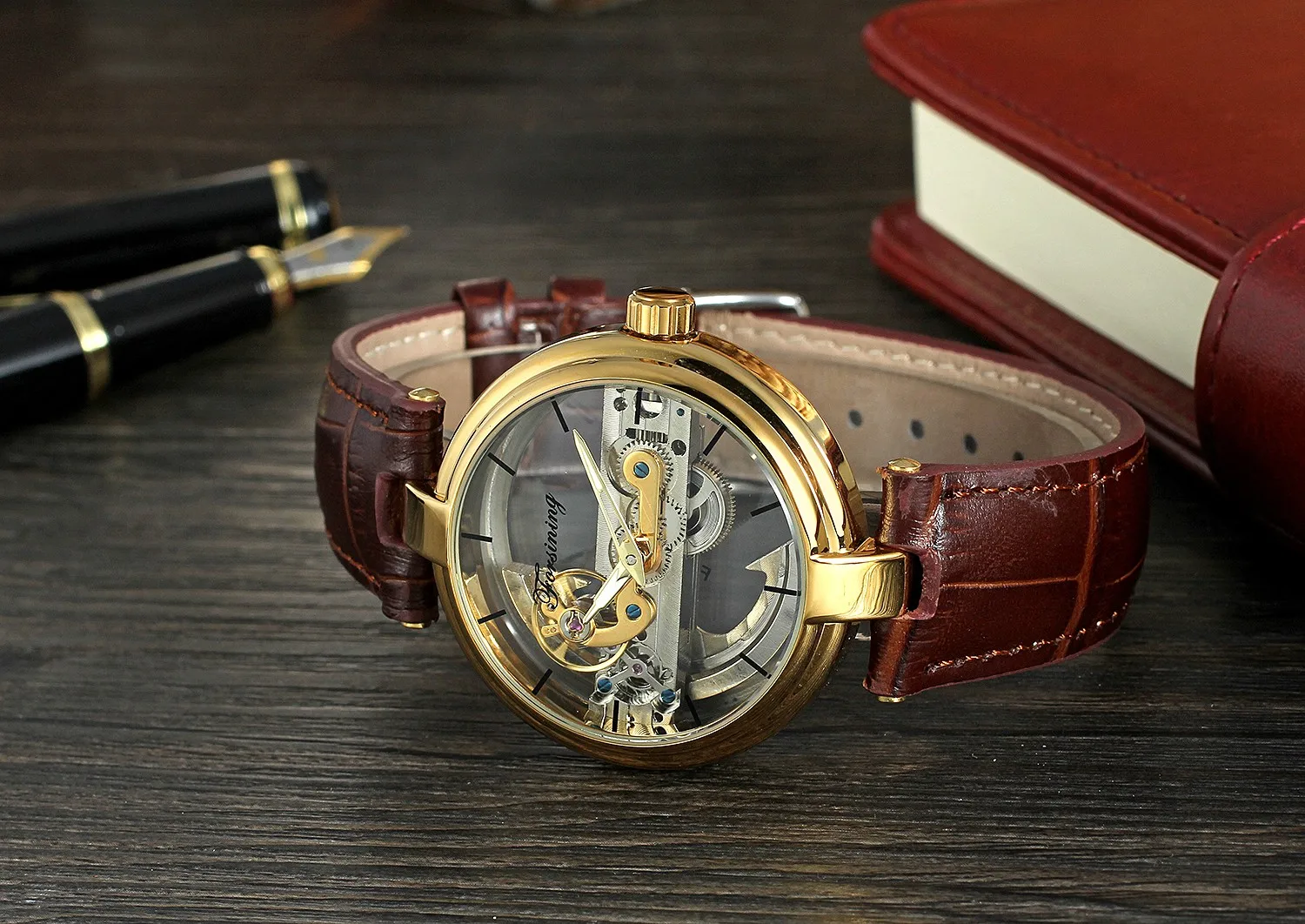 Ультратонкие серебряные автоматические механические мужские часы Tourbillon из натуральной кожи ремешок прозрачный циферблат спортивные часы мужские Relojes
