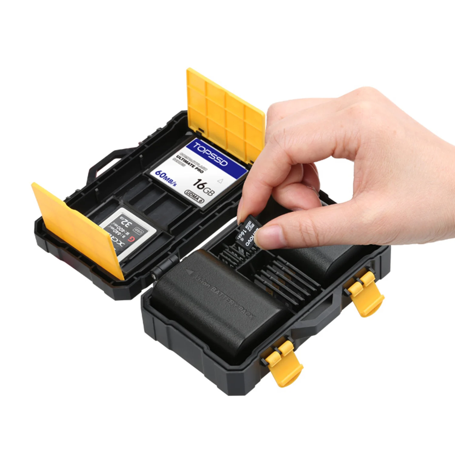 Защитный чехол для 2 батареек камеры и 16 элементов памяти | Электроника