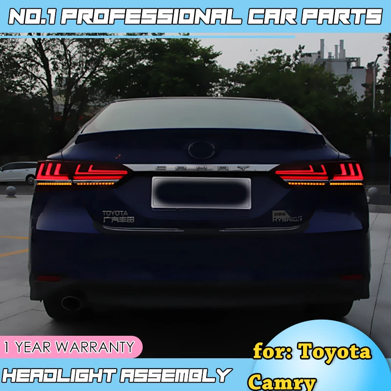 Автомобильные аксессуары для 2018 Camry задних сигнальных огней светодиодный задний