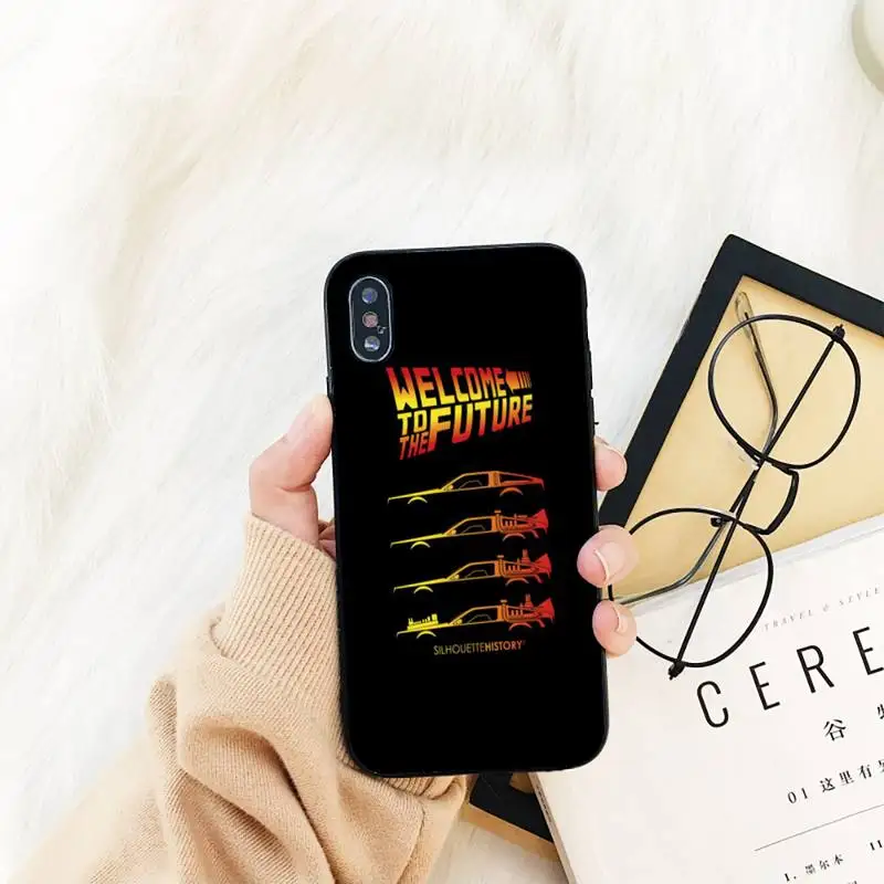 

Back To The Future Phone Case For iPhone 11 8 7 6 6S Plus X XS MAX 5 5S se 2020 11 12pro max iphone xr case