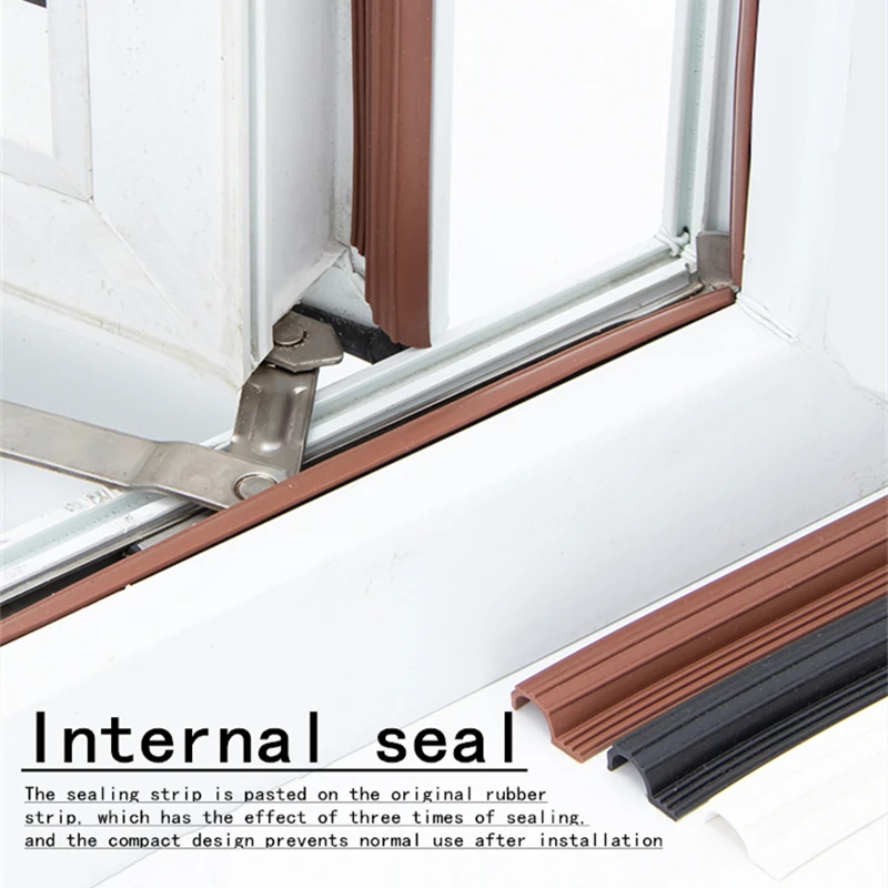 Силиконовая самоклеящаяся уплотнительная лента для дверей окон