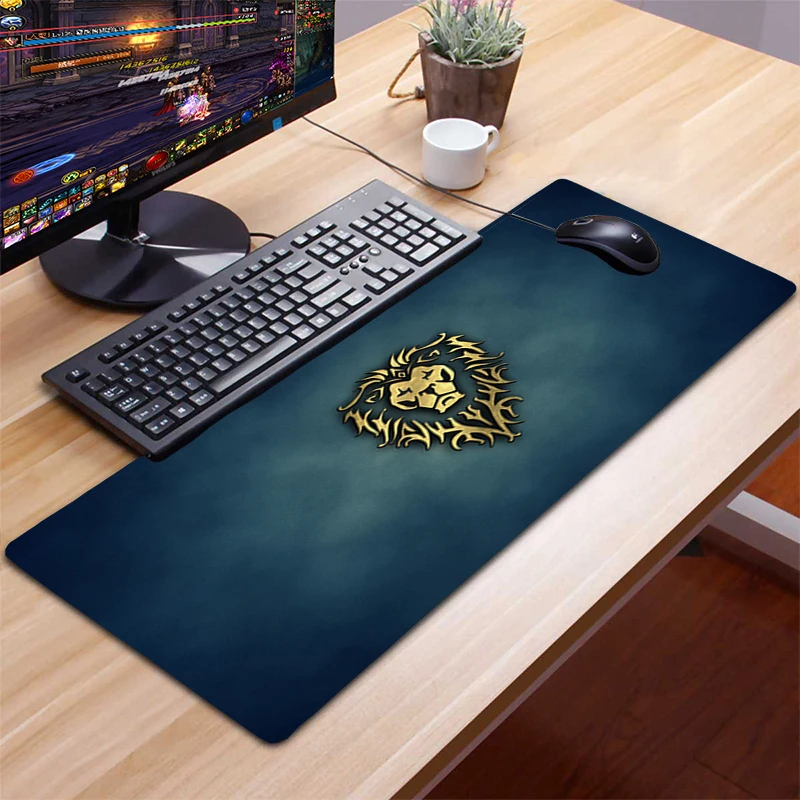 

Mouse Pad Mat Mousepad 90x40cm Natural Rubber gamer XXL desk mat Gaming Padmouse World of Warcraft Computer Gamer keyboard Mouse