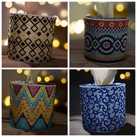 diy 3d special shape diamond painting roll cylinder tissue box 5d puzzle storage box mandala diamond embroidery home decor gift