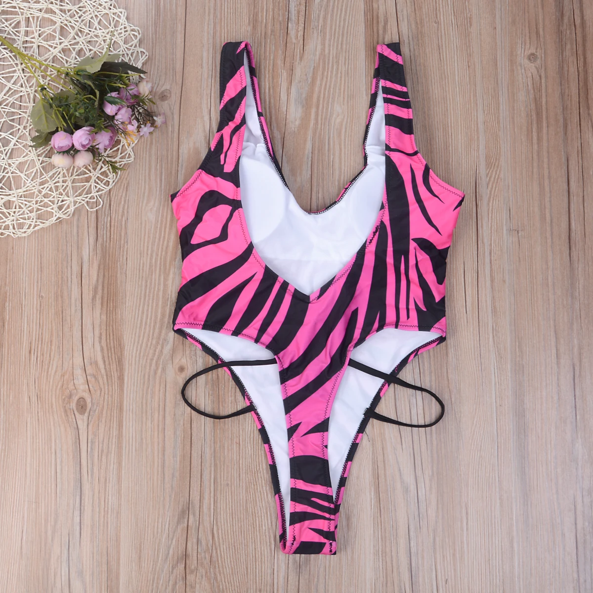 Женский новый бикини купальный костюм с открытой спиной цельный купальник