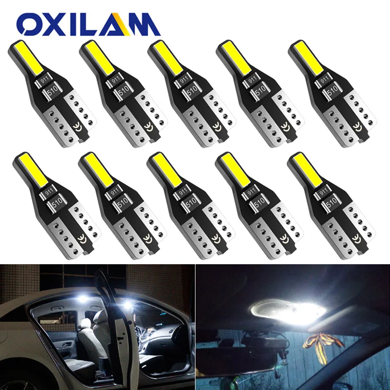 10x W5W LED T10 194 Автомобильные фары для Nissan Qashqai Leaf X Trail Note Tiida Автомобильный