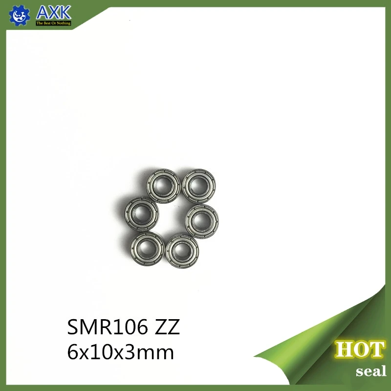 SMR106ZZ подшипник 6*10*3 мм (10 шт.) ABEC-1 Нержавеющая сталь упорные шариковые подшипники