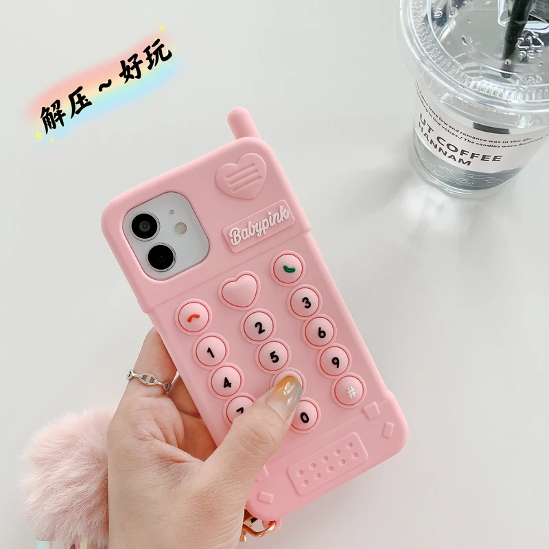 Милый воздушный чехол для iPhone 13 12 11 Pro Max XS XR X 8 7 Plus | Мобильные телефоны и