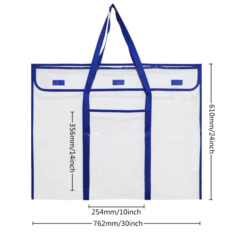

Bulletin Board Poster Art PVC Storage Pocket Chart with Accessories Pocket