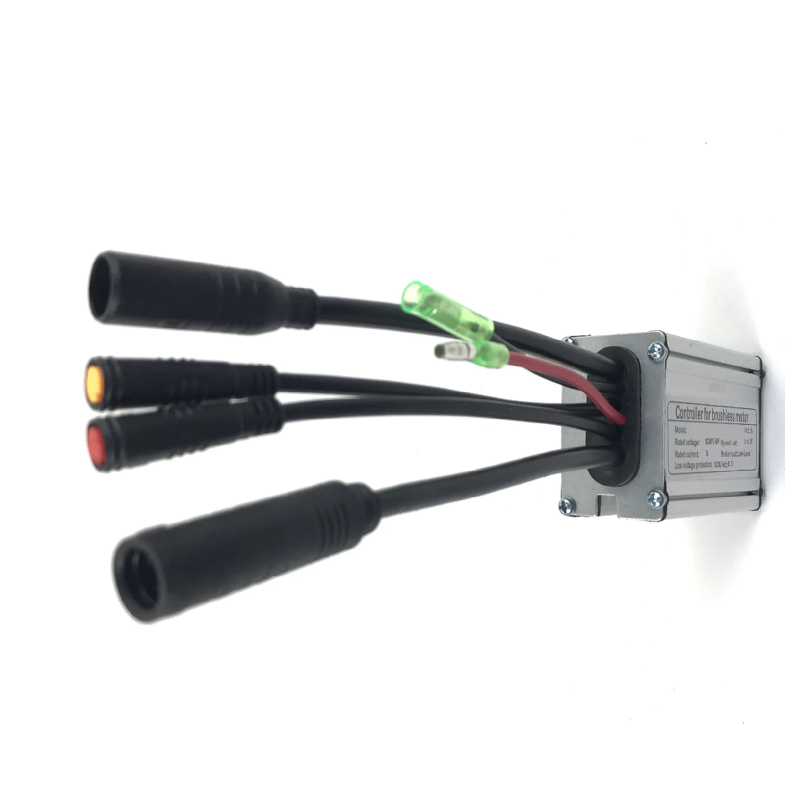

15A 6 Tube 36/48V All Waterproof Heads Controller Aluminum Alloy Square Wave Controller E-Bike Brushless Controller