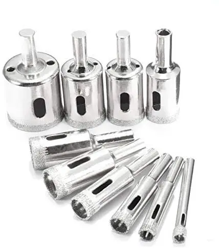 

Diamond Coated Drill Bit 6-30mm for Tile Marble Glass Ceramic Hole Saw Drill Diamond Core Bit