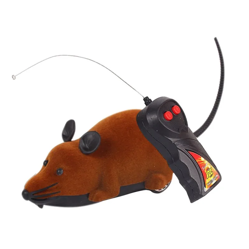 

Remote Control Rat Toy For Cats Funny Wireless Electronic Remote Control Mouse Toy for Pet Cats Dogs Home Gift