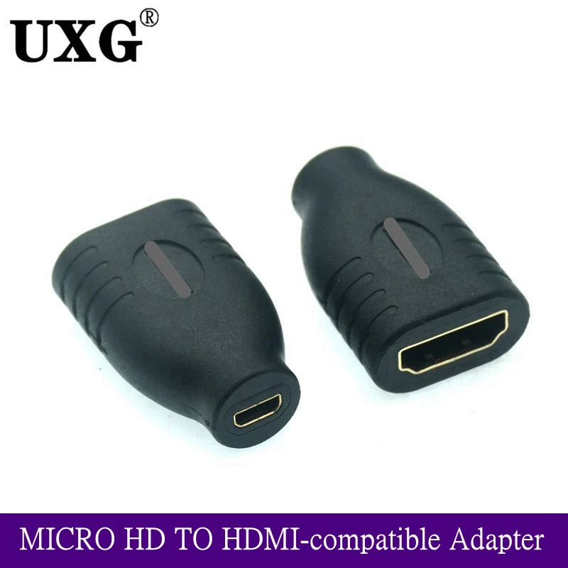 

Профессиональный конвертер HDMI-совместимый, черный, Стандартный, HD, разъем типа A на Micro HDTV, Тип D, гнездовой адаптер Mayitr
