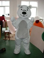 new happy carnival mascot halloween polar bear cosplay performance costume adult use birthday party advertising parade set