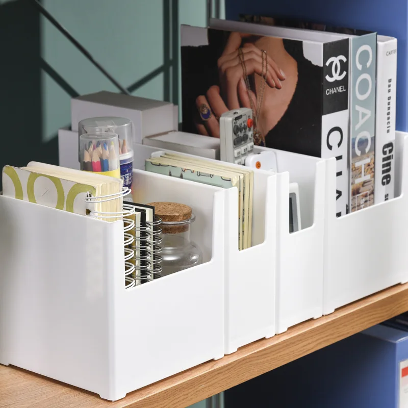 

Multifunctional Storage Box Office Desktop File Rack Organizer for Books Documents Kitchen Storage Box Office Accessories