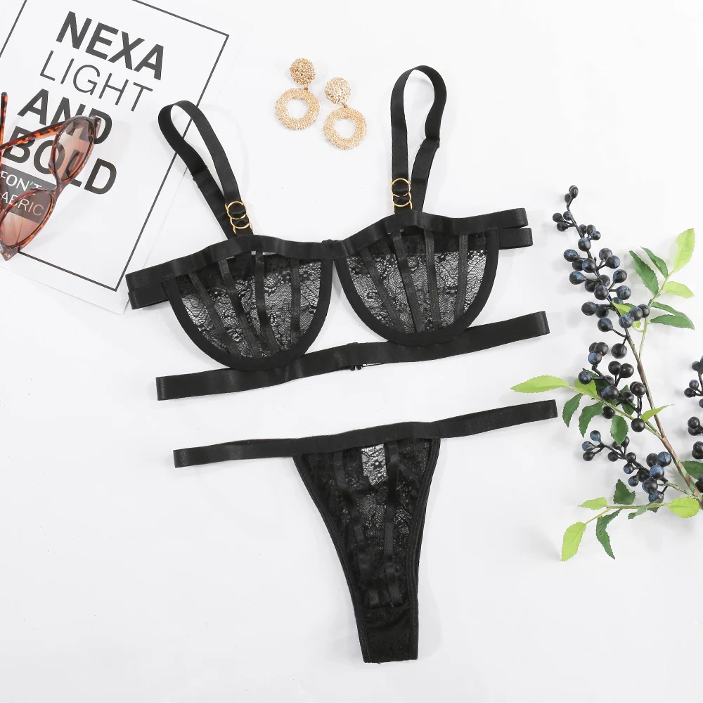 

Detonation Character Feeling Lacy Rims Suit Ms Lingerie European and American Wind Summer 11284