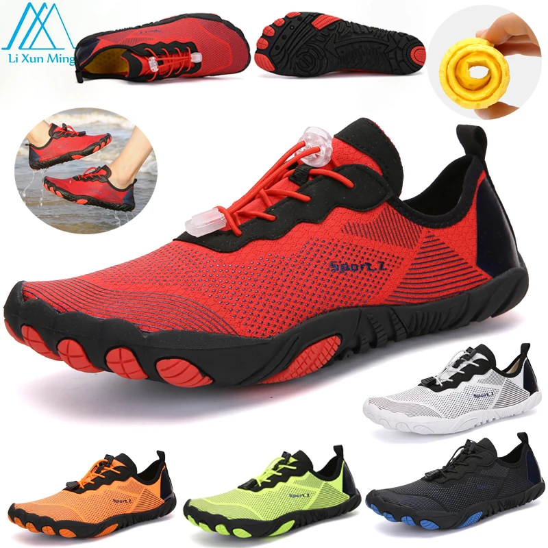 Men's Barefoot Shoes Summer Water Shoes Women's Swimming Diving Shoes Couple Water Sports Shoes Couples Outdoor Play Beach Shoes