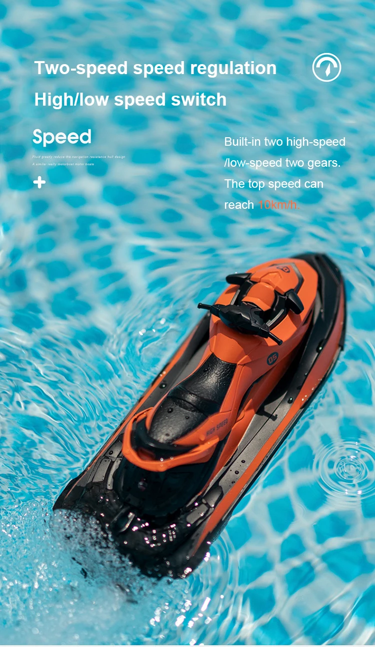 24g 50m мини rc лодки игрушки дети ма