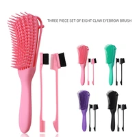 scalp massage combeyebrow brushhigh temperature resistant octopus combprevent hair from entanglementprofessional hair comb