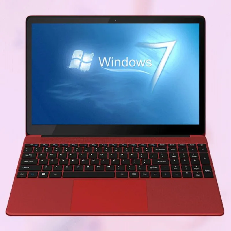 

2019 New Red 4GB RAM+750GB HDD Intel Pentium N3520 cpu Laptop 15.6inch FHD Windows 7 Notebook PC Computer 4000mAh Battery
