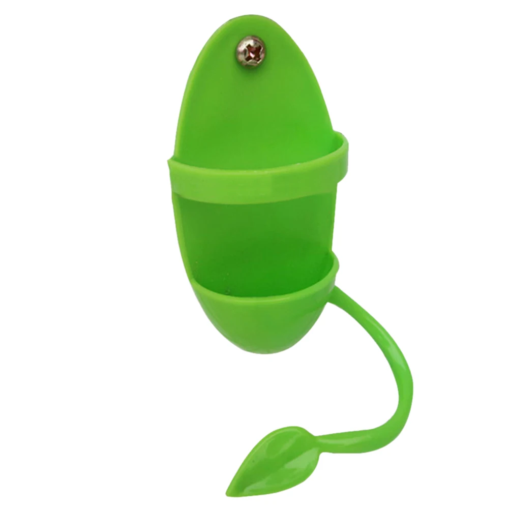 

Creative Parrot Food Feeder Bird Cage Feeder Parrot Feeding Toy Plastic Bird Stand Cage Accessories Pet Bird Supplies new