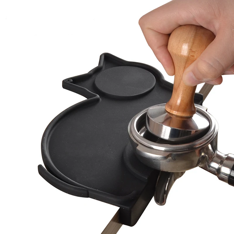 

Animal Silicone Espresso Coffee Tamper Mat Rubber Handle Irregular Anti-slip Coffee Powder Pad Kitchen Bar Coffee Accessories