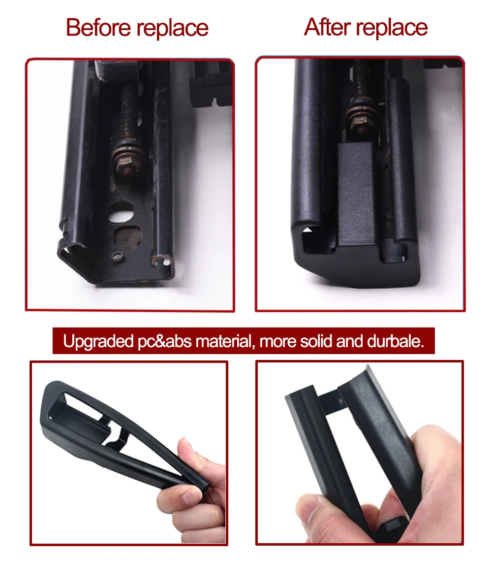 Innen Auto Vordersitz Schiene End Abdeckung Rutsche Kappe Ersatz Für BMW 5 5GT 7 Serie F10 F11 F01 F02 F07 2009-2013 – Detail 3