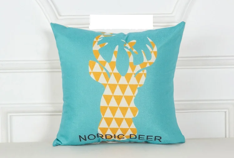 New Cojines Bule Yellow Throw Pillow Case Sofa Car Waist Cushion Cover Home Decor Kussenhoes Housse de Coussin Pillowcases