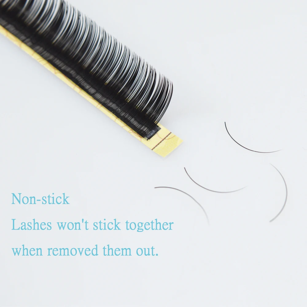 QSTY 16 рядов искусственные норковые ресницы для наращивания ресниц профессионалов