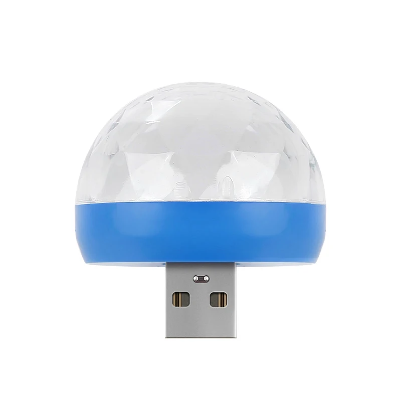 Светодиодный автомобильный декоративный цветной мини USB RGB светодиодный usb