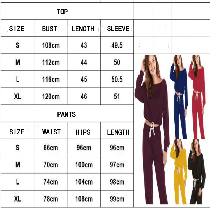 

Women Casual Fashion Sets Overize Solid Warm O-Neck Hoodis Sweatshirt Pants Two Piece Set Lace-up Long Sleeve Pullovers 2020