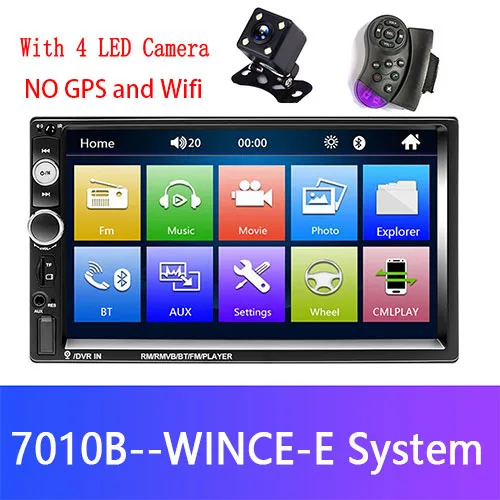Podofo 2din Автомагнитола Android Mirrorlink Bluetooth gps Wifi FM Автомобильный мультимедийный MP5 плеер для Volkswagen Nissan hyundai Авторадио - Цвет: N2042A1