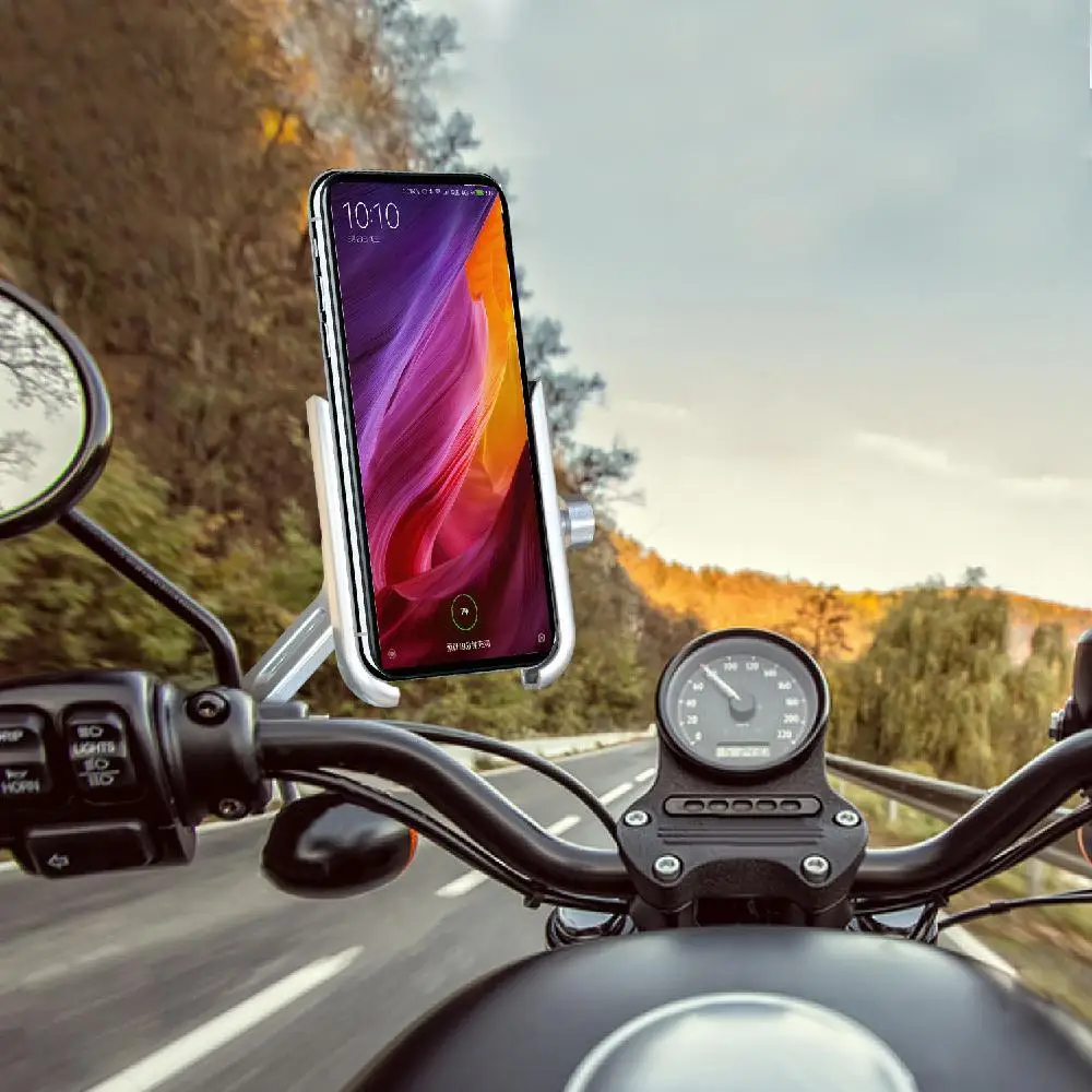 Велосипедный мобильный телефон держатель из алюминиевого сплава горный