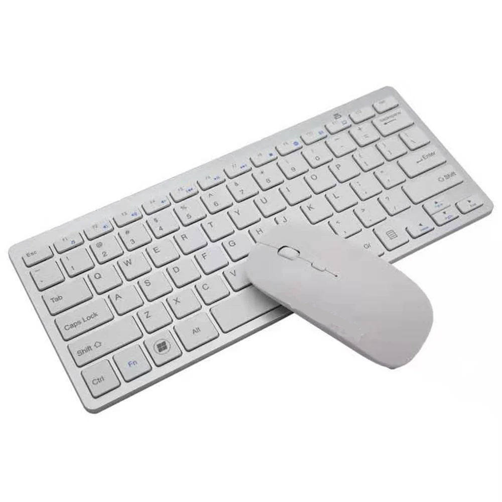 

2.4GHz Wireless Keyboard Set Ultra-thin Compact Wireless Keyboard Mouse Suitable for PC Notebook Windows XP / Vista / 7/8/10