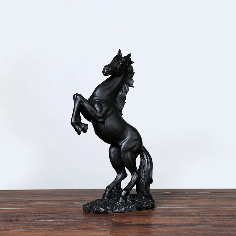 

Statue Sculpture Window Display Gift Horse Ornaments Resin Crafts Horse Statue Home Decoration Accessories Ornaments Decoration