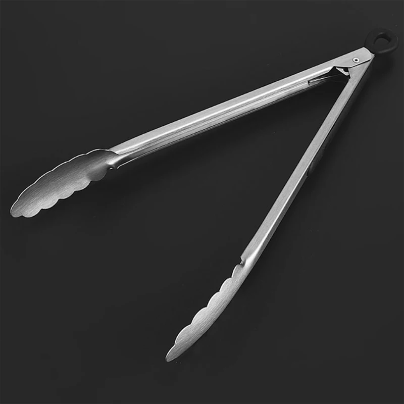 Зажим для решетки барбекю-гриль зажим хлеба из нержавеющей стали силиконовый еды