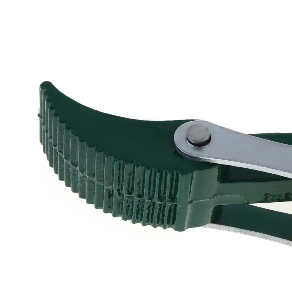 

12 Inch Adjustable Metric Belt Wrench Spanner Oil Filter Removel Tools with High Carbon Steel Handle and Non-slip Rubber Strap