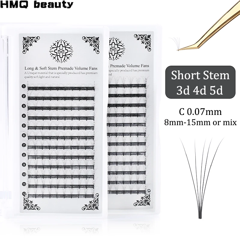 Ресницы пучки ресниц готовые объемные широкие вентиляторы 3d/4d/5d/короткие