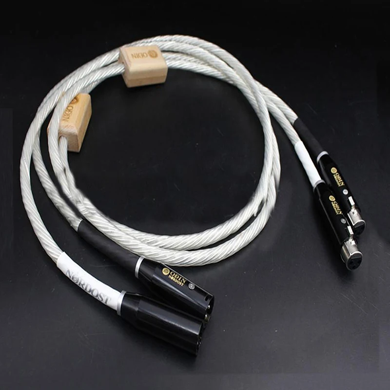 Одна пара соединительных кабелей XLR Hi-Fi Audio Balance Cable Banlance соединительный кабель