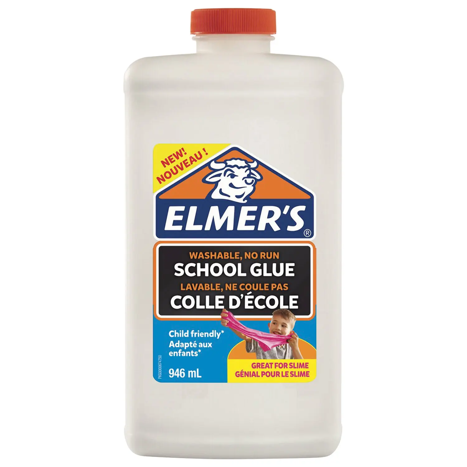 Клей для слаймов ПВА ELMERS &quotSchool Glue&quot 946 мл (7 8 слаймов) 2079104|Пластилин| |